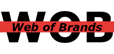 WOB (Web of Brands) - Website Dark Logo