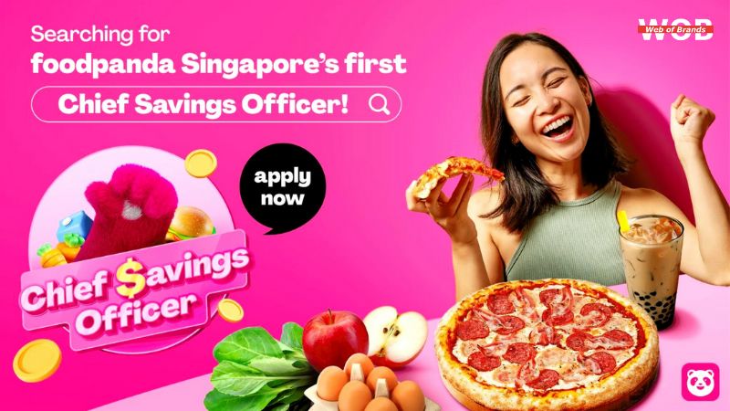 Why is a chief savings officer being hired by foodpanda SG?